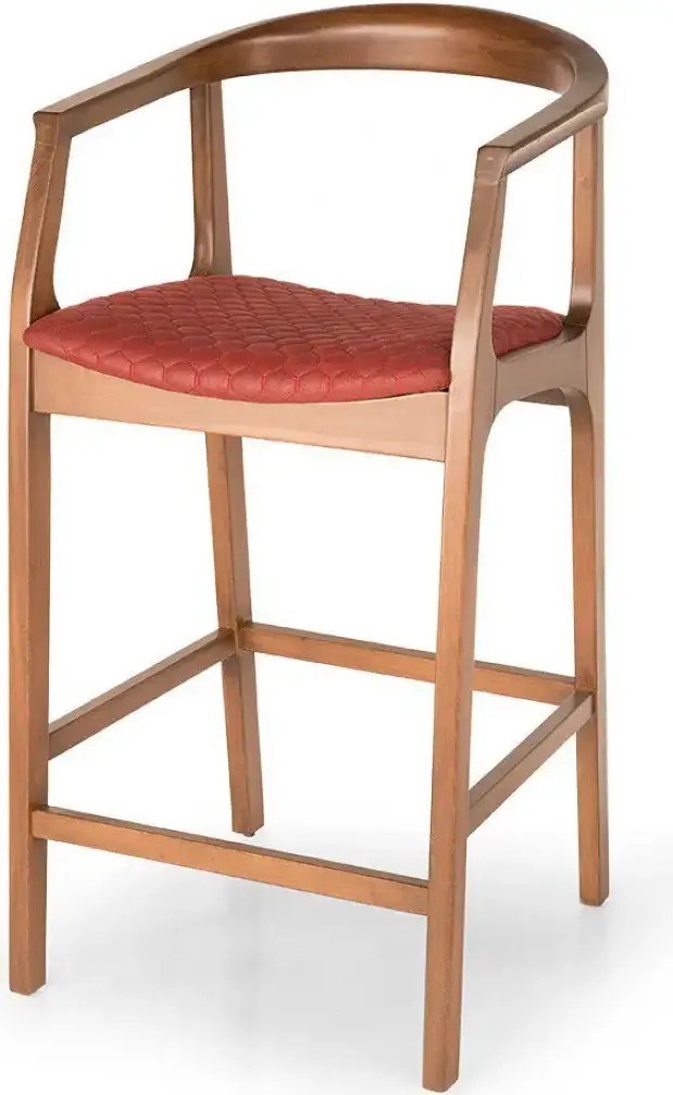 Scaun bar tapitat,fag,Seria Special AST-650,Homs,60016,rosu