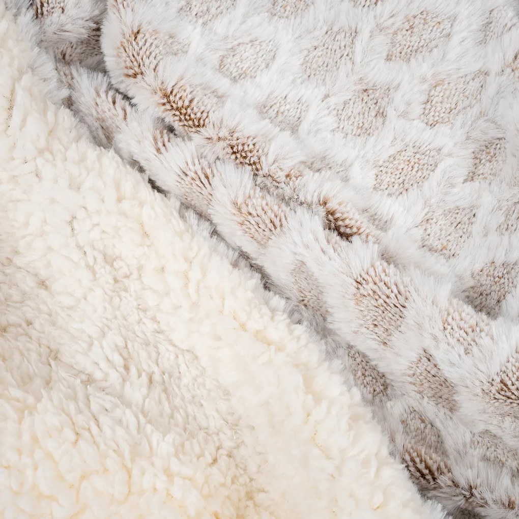 Pătură din imitație de blăniță 4Home Scales, 150 x 200 cm