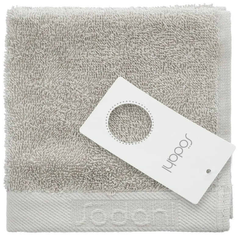 Prosop gri deschis din bumbac din frotir 30x30 cm Comfort – Södahl