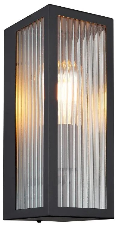 Aplica pentru exterior design modern IP44 Gundula negru