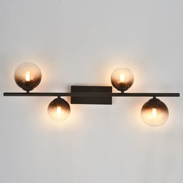 Brilagi - Lustru LED aplicat MILLA 4xG9/3W/230V maro/maro fumuriu