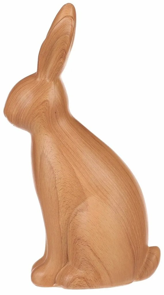 Decorație din poliresină Iepure, figurină mare, 12x 7 x 21 cm