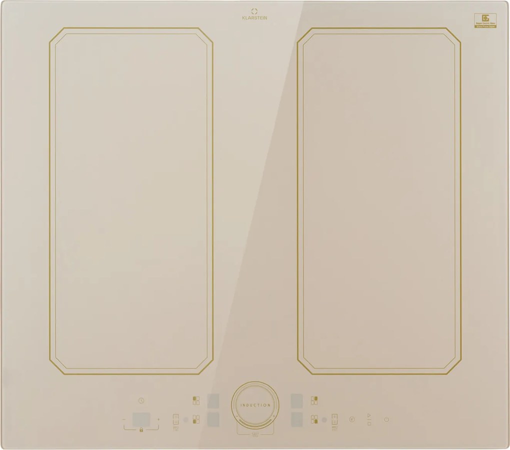 Klarstein Victoria 4 Flex, plită cu inducție, încorporabilă, 7000 W, 2 Flex zone, temporizator