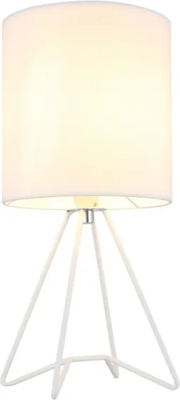 Globo 21734W - Lampă de masă TAMIAN 1xE14/40W/230V albă