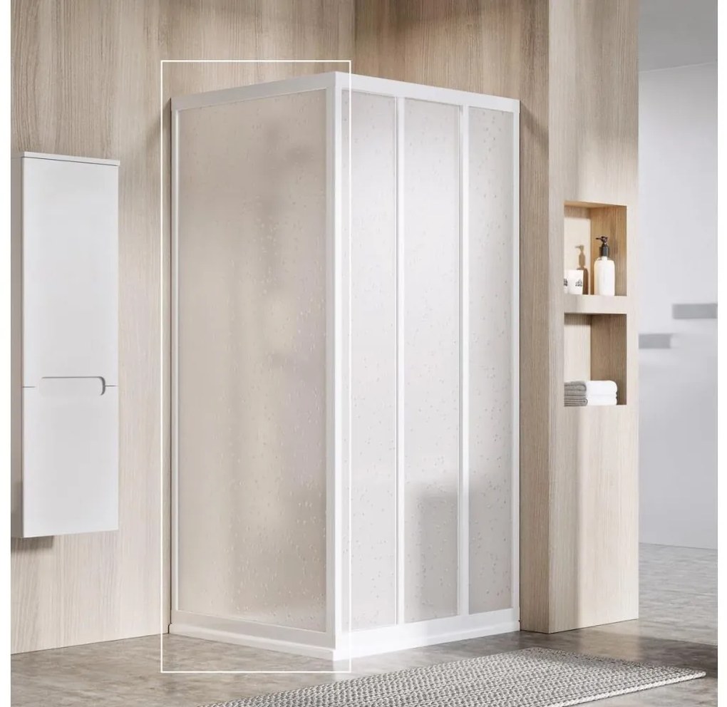 Ravak 940701R211 - Panou fix de duș SUPERNOVA 90x198 cm, alb