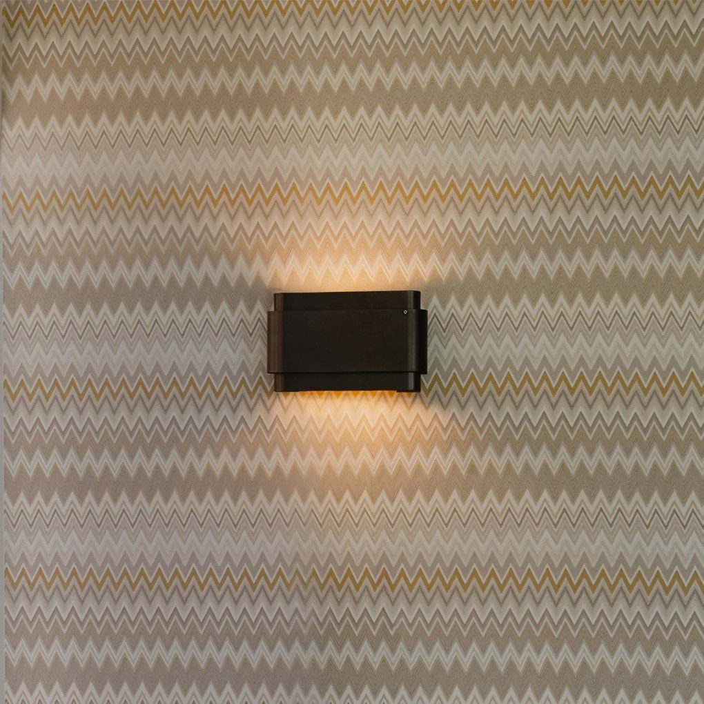 Lampa de perete inteligentă bronz închis cu 2 lumini, incl. Zigbee G9 - Coen