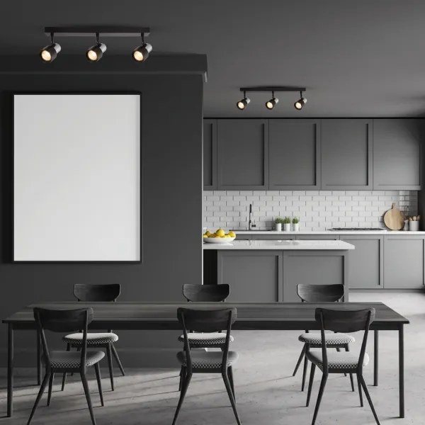 Spot CINO 3xGU10/8W/230V negru