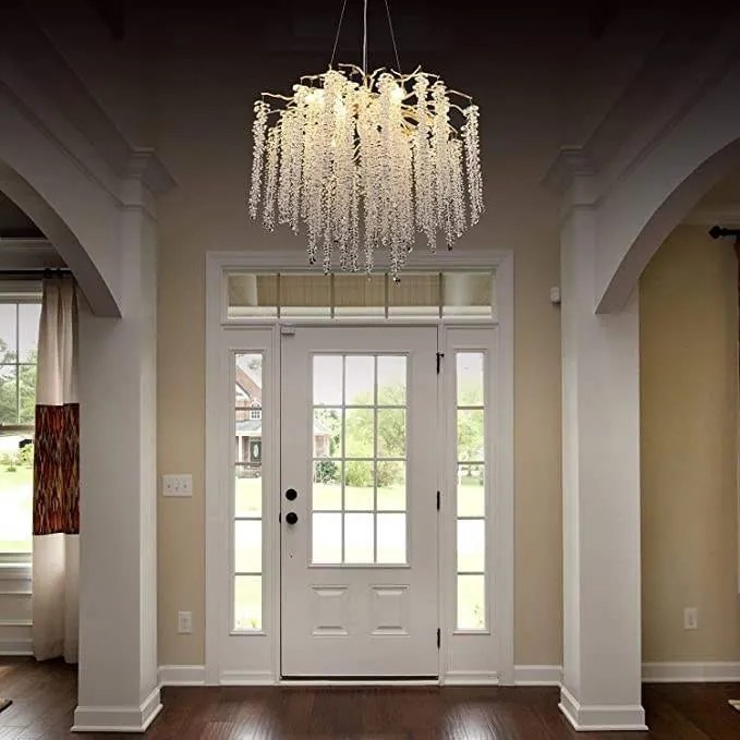 Candelabru led Cristal, Elit's, Evea S Gold, 80 cm