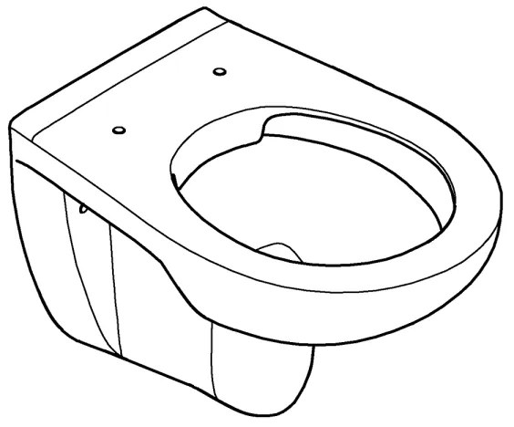 GROHE 39427000 - Vas WC suspendat BAU CERAMIC 368 x 531 mm ceramică/alb