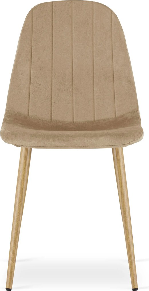 Scaun de masa PADVA VELVET, maro