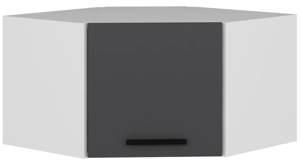 Raft de perete, de colț Bubose 5 (alb + antracit) . 1095733