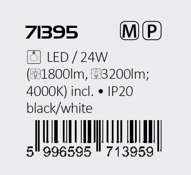 Plafoniera LED moderna Twisterra