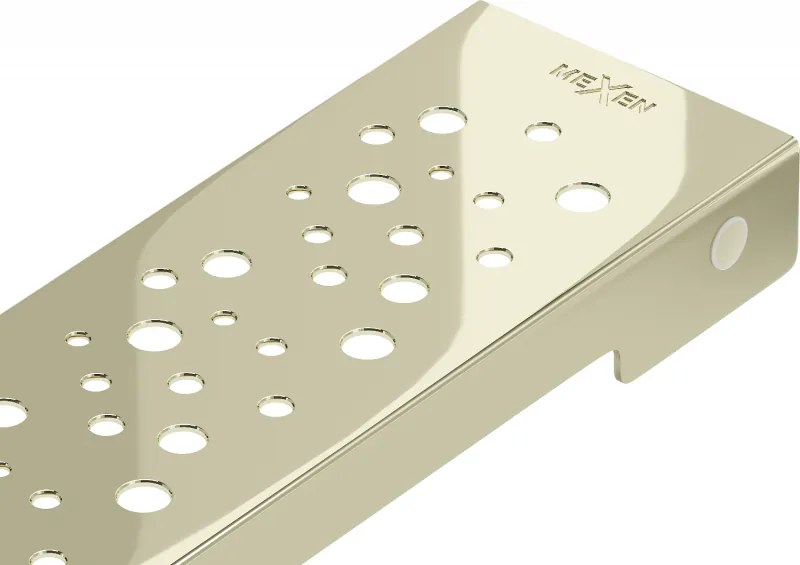 Mexen Flat M12 capac de scurgere liniară 70 cm, auriu - 1521070