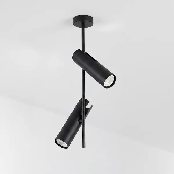 Brilagi - Lustru pe tijă BRANCH 2xGU10/30W/230V negru