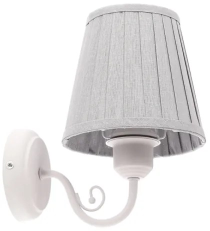 Lampă de perete FIREZ 1xE27/40W/230V alb/gri