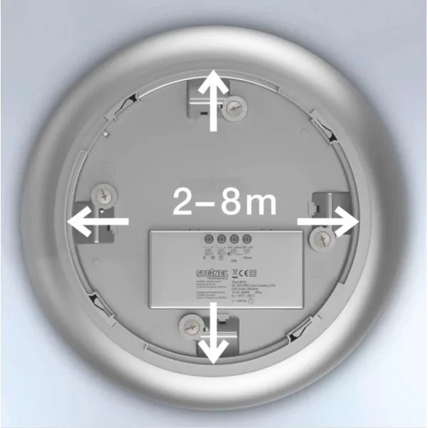 Steinel 035440 - LED Lampă exterior cu senzor QUATTRO LED/10W/230V IP54