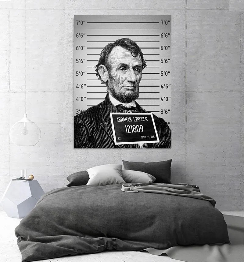 Tablou canvas Abraham Lincoln 120x80 cm