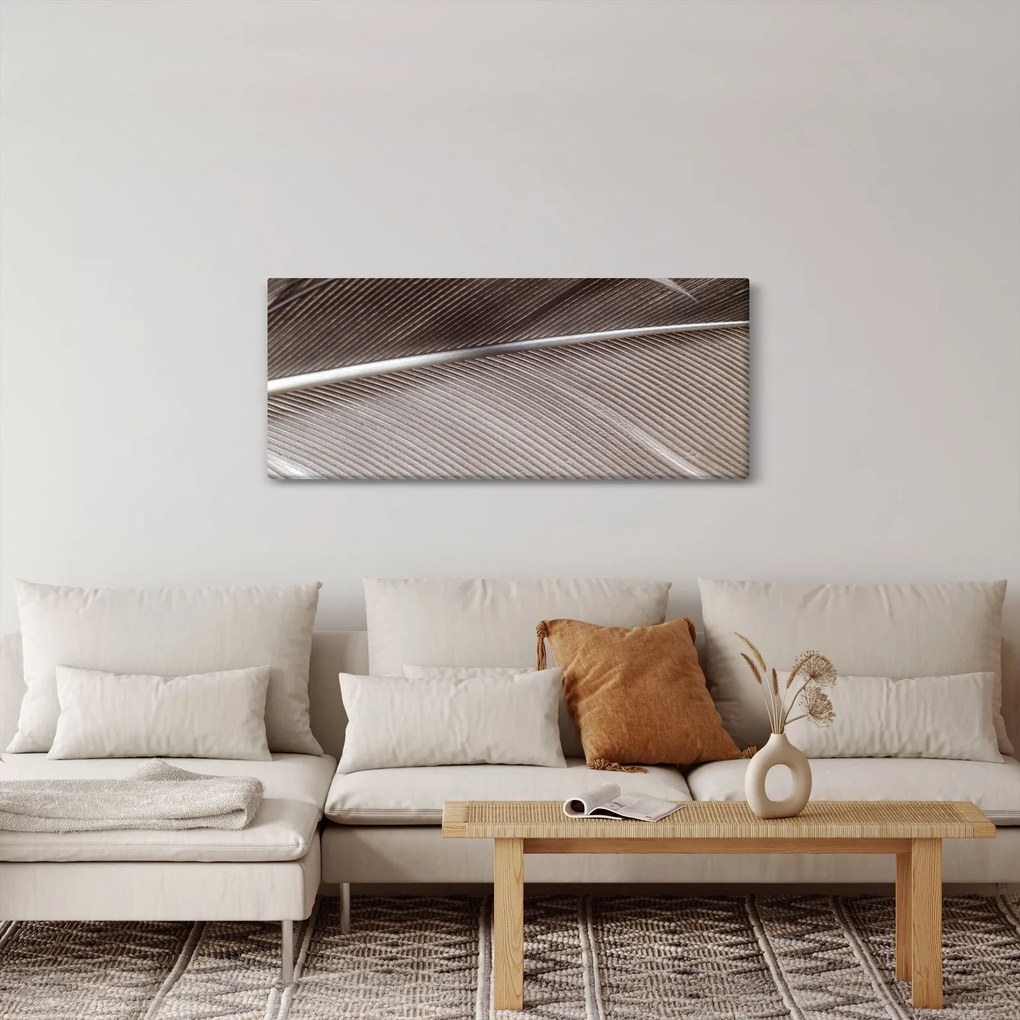 Tablou cu fibre abstacte (120x50 cm)