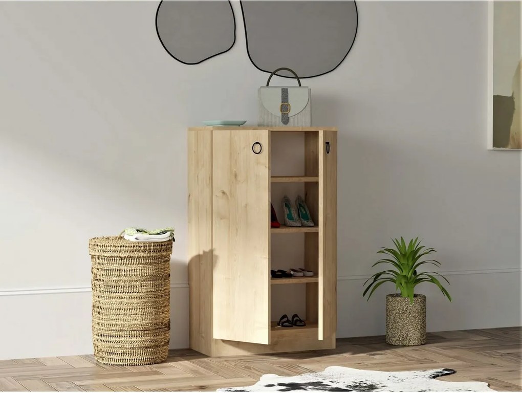 Dulap pentru pantofi Defne Sapphire Oak