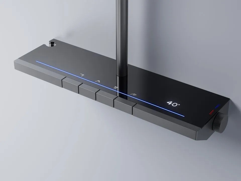 Set dus cu termostat REA Pedro titan