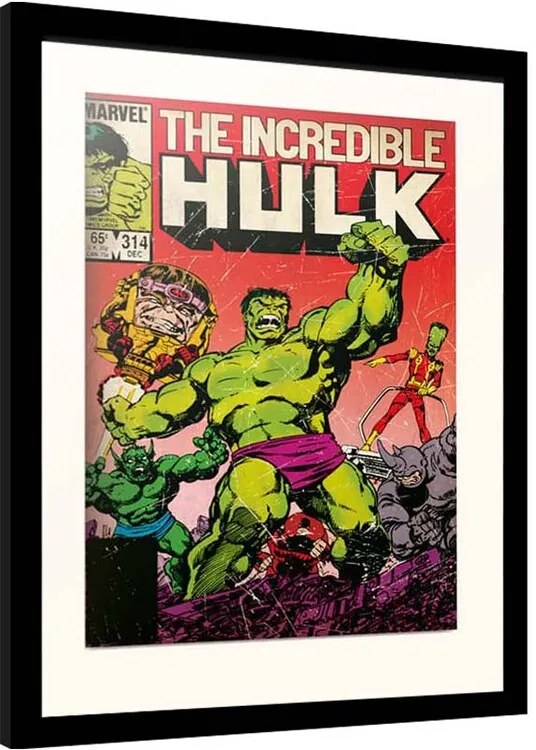 Afiș înrămat Marvel - Hulk
