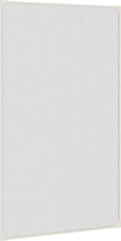 vidaXL Plasă insecte magnetică pentru ferestre, alb, 80x140 cm