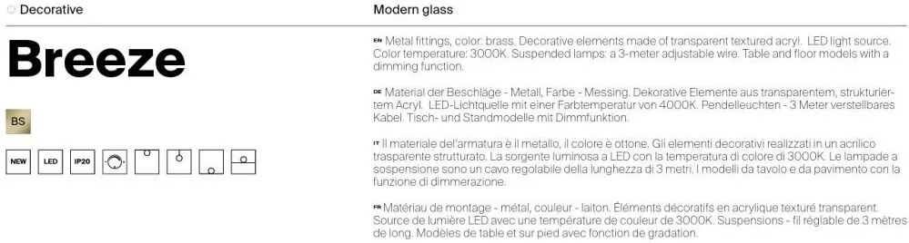 Lustra LED design modern decorativ Breeze