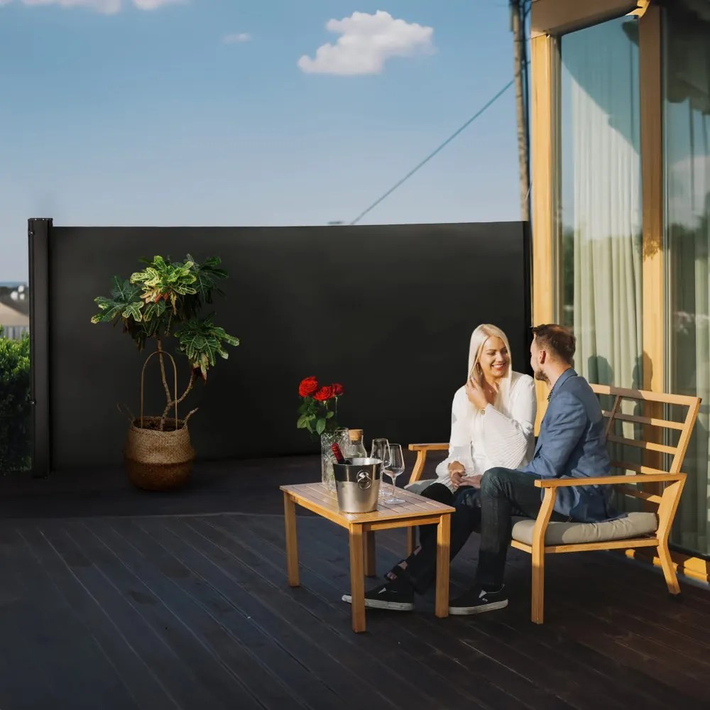 Markiză laterală pentru terasă 200×300 cm - antracit