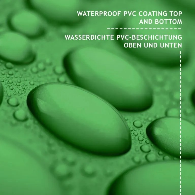 JAGO Prelata 650 g/m², ochiuri de aluminiu, verde, 3 x 6 m