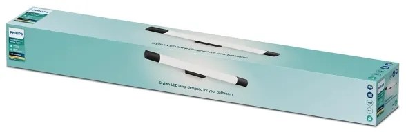 Aplică pentru oglindă de baie Philips ROVER LED/10W/230V IP44 negru