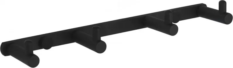Mexen cârlig cvadruplu pentru prosop, negru - 709164-70