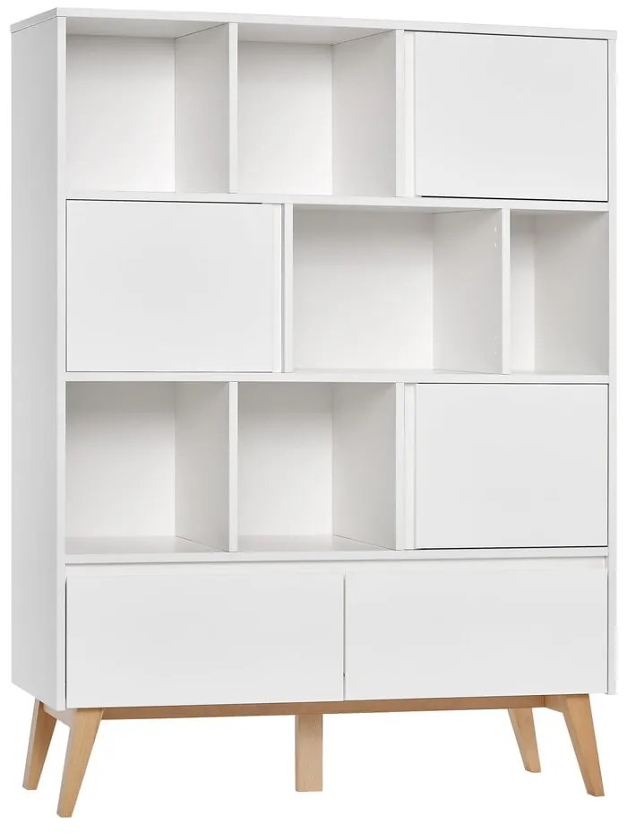 Bibliotecă pentru copii Pinio Swing, 120 x 160 cm, alb