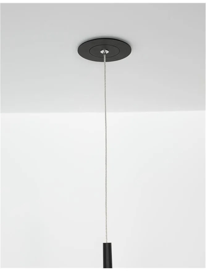 Lampa LED podea incastrabila in tavan design modern deosebit ELETTRA negru