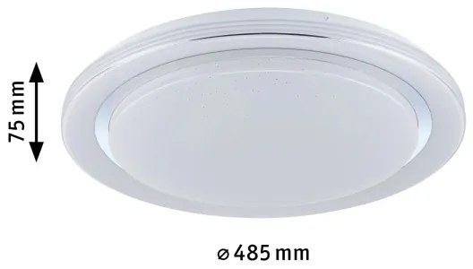 Plafonieră dimabilă LED RGBW/38,5W RAINBOW 230V Paulmann 70547 + telecomandă