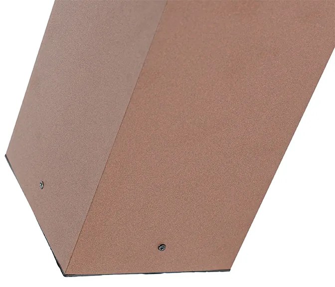 Lampă de podea industrială pentru exterior maro ruginit 80 cm IP44 - Charlois