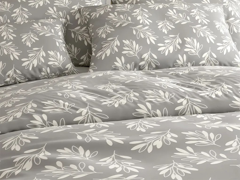 Lenjerie de pat din microfibra DUSK gri Dimensiune lenjerie de pat: 2 buc 70 x 90 cm | 200 x 220 cm
