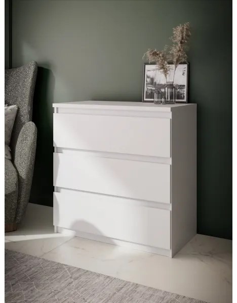 Comodă MAO cu sertare, albă