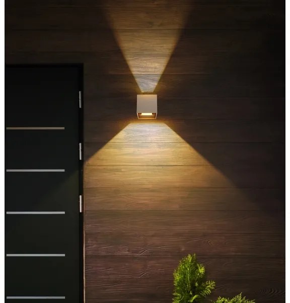 Globo 34168SA - Aplică de perete LED pentru exterior VERONIKA, 2 x 3W, 230V, IP54