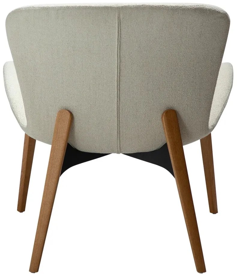 Fotoliu crem cu tapițerie din țesătură bouclé Paragon – DAN-FORM Denmark