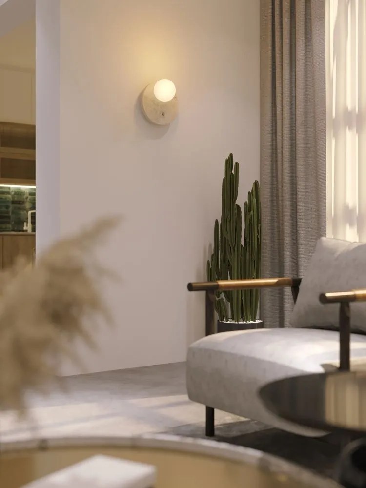 Aplica de perete piatra naturala Lando