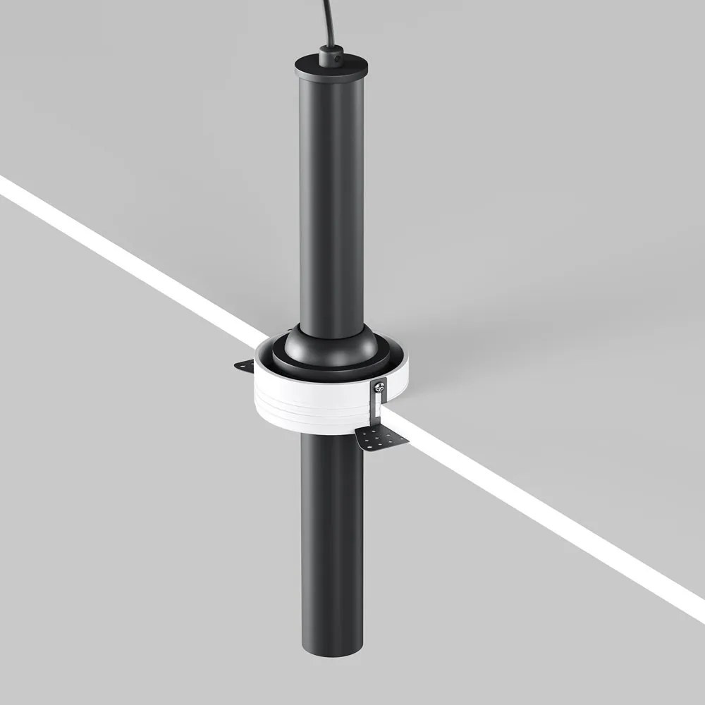 Spot LED incastrabil rotativ retractabil Focus T negru