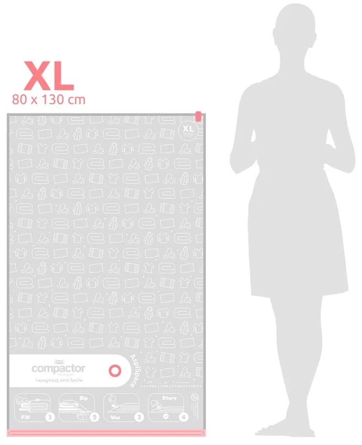 Saci de vidat 5 buc. Vacuum XL – Compactor