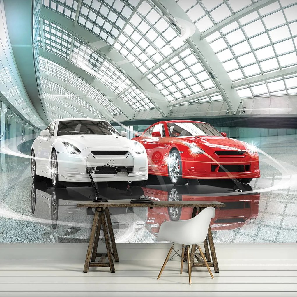 Fototapet - Autosalon luxos (254x184 cm)