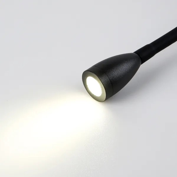 Lampă LED flexibilă de perete Brilagi MAYA Double LED/4W/230V + LED/3W negru