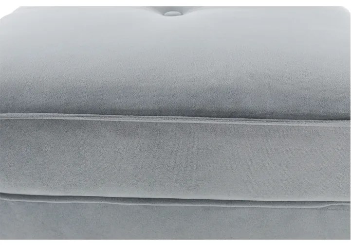 Taburet modern Culoare gri deschis/alb, RUFINO NEW