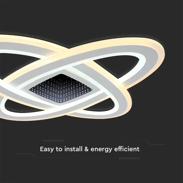 Plafonieră LED dimabilă LED/130W/230V 3000-6500K + telecomandă