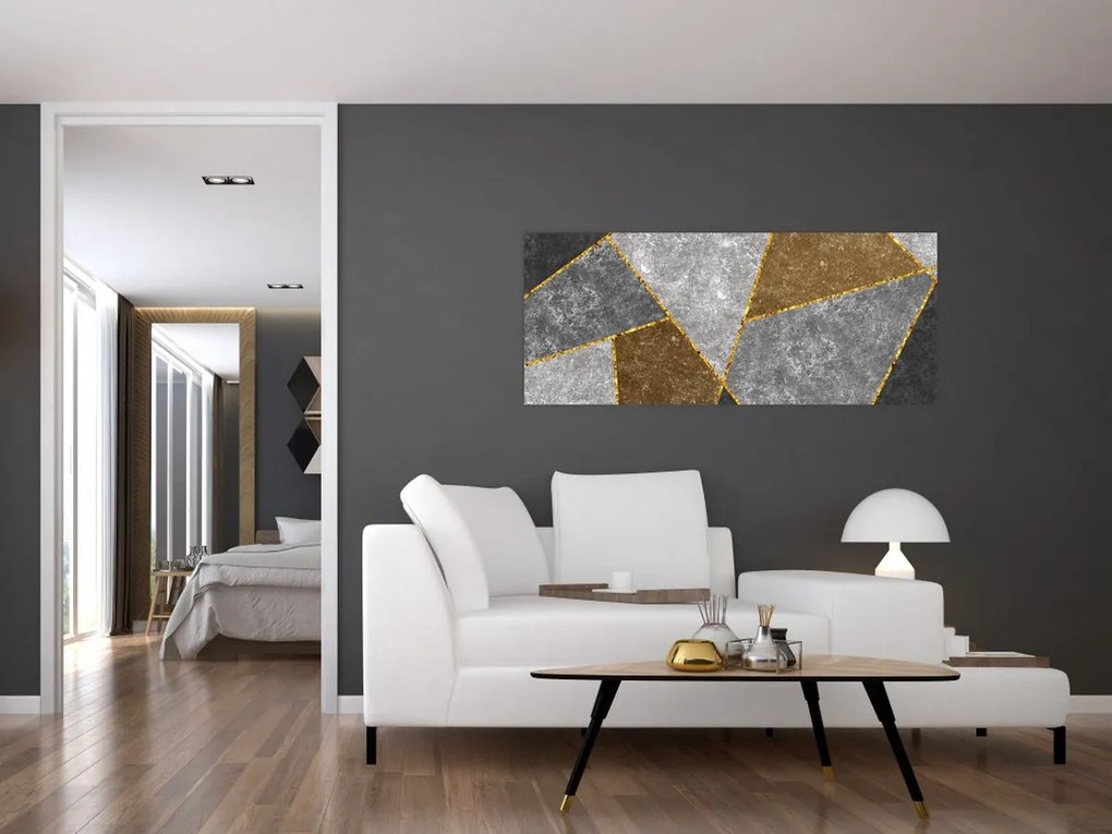 Tablou - Imitarea materialelor (120x50 cm)