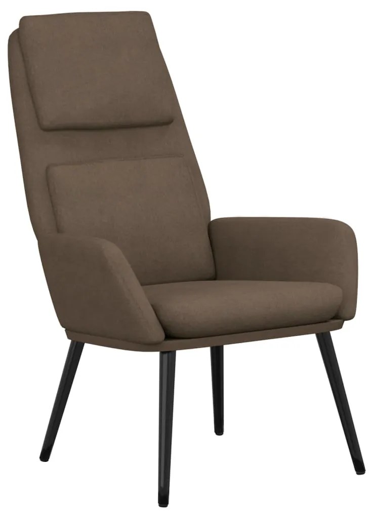 341321 vidaXL Scaun de relaxare, gri taupe, material textil