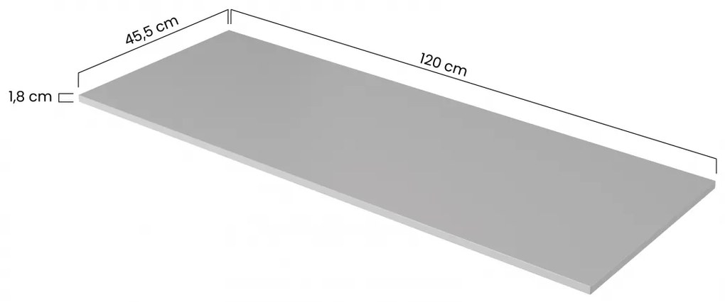 Placă Nicole 120 cm - cașmir MDF