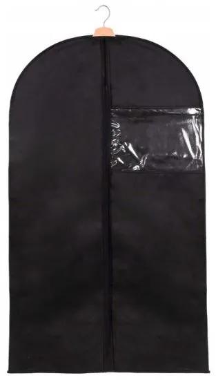Husa pentru transport haine, pe umeras, impermeabila, negru, 60x100 cm, Springos